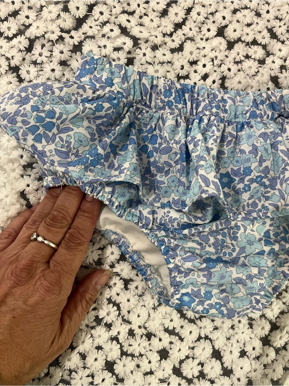 Cecil and Lou Floral Ruffled Swim Bottom - Picture 3 of 13